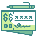 external bank-check-currency-wanicon-two-tone-wanicon icon