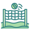 external beach-volleyball-summertime-wanicon-two-tone-wanicon icon