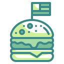 external burger-independence-day-wanicon-two-tone-wanicon icon