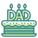 external cake-fathers-day-wanicon-two-tone-wanicon icon