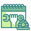 external calendar-labour-day-wanicon-two-tone-wanicon icon