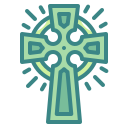 external celtic-cross-st-patrick-day-wanicon-two-tone-wanicon icon