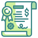 external certificate-currency-wanicon-two-tone-wanicon icon