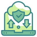 external cloud-online-security-wanicon-two-tone-wanicon icon