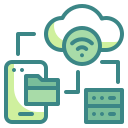 external cloud-storage-internet-of-things-wanicon-two-tone-wanicon icon