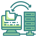 external computer-big-data-wanicon-two-tone-wanicon icon