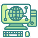 external computer-communication-wanicon-two-tone-wanicon icon