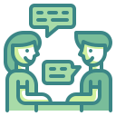 external conversation-daily-routine-wanicon-two-tone-wanicon icon