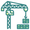 external crane-construction-wanicon-two-tone-wanicon icon