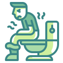 external diarrhea-daily-routine-wanicon-two-tone-wanicon icon