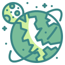 external earth-space-wanicon-two-tone-wanicon icon