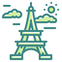 external eiffel-tower-landmark-wanicon-two-tone-wanicon icon