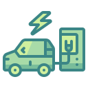 external electric-car-transportation-wanicon-two-tone-wanicon icon