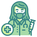 external female-doctor-health-professionals-avatars-wanicon-two-tone-wanicon icon