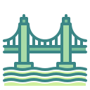 external golden-gate-bridge-independence-day-wanicon-two-tone-wanicon icon