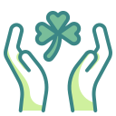 external hand-st-patrick-day-wanicon-two-tone-wanicon icon