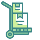 external hand-truck-logistics-wanicon-two-tone-wanicon icon