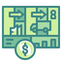 external model-business-model-canvas-wanicon-two-tone-wanicon icon