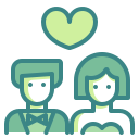 external newlyweds-wedding-wanicon-two-tone-wanicon icon