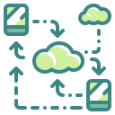 external transfer-cloud-technology-wanicon-two-tone-wanicon icon