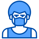 external afro-mask-avatar-xnimrodx-blue-xnimrodx icon