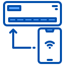 external air-conditioner-smartphone-application-xnimrodx-blue-xnimrodx icon