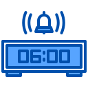 external alarm-clock-time-management-xnimrodx-blue-xnimrodx-3 icon