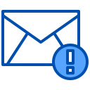 external alert-contact-us-xnimrodx-blue-xnimrodx icon