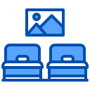 external bed-hotel-xnimrodx-blue-xnimrodx icon