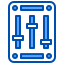 external control-panel-podcast-xnimrodx-blue-xnimrodx icon