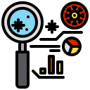 external analysis-virus-xnimrodx-lineal-color-xnimrodx icon