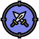 external attack-esport-xnimrodx-lineal-color-xnimrodx icon