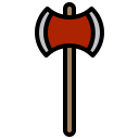 external axe-camping-xnimrodx-lineal-color-xnimrodx icon