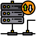 external bandwidth-web-hosting-xnimrodx-lineal-color-xnimrodx icon