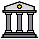 external bank-city-scape-xnimrodx-lineal-color-xnimrodx icon