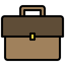 external briefcase-financial-xnimrodx-lineal-color-xnimrodx icon