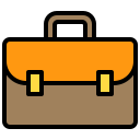 external briefcase-startup-business-xnimrodx-lineal-color-xnimrodx icon