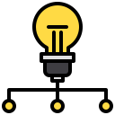 external bulb-digital-marketing-xnimrodx-lineal-color-xnimrodx icon