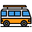 external bus-traveling-xnimrodx-lineal-color-xnimrodx icon