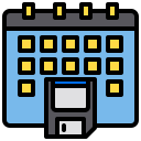 external calendar-data-backup-xnimrodx-lineal-color-xnimrodx icon