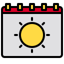 external calendar-time-management-xnimrodx-lineal-color-xnimrodx icon