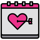 external calendar-wedding-xnimrodx-lineal-color-xnimrodx-2 icon