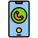 external call-smartphone-application-xnimrodx-lineal-color-xnimrodx icon