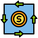 external cash-flow-passive-income-xnimrodx-lineal-color-xnimrodx icon