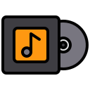 external cd-player-music-and-song-xnimrodx-lineal-color-xnimrodx icon