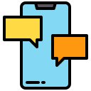 external chat-stay-at-home-xnimrodx-lineal-color-xnimrodx icon