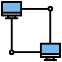 external computer-data-backup-xnimrodx-lineal-color-xnimrodx icon