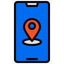 external location-adventure-and-camping-xnimrodx-lineal-color-xnimrodx icon