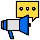 external megaphone-freelancer-xnimrodx-lineal-color-xnimrodx icon