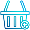 external add-shopping-mall-xnimrodx-lineal-gradient-xnimrodx icon